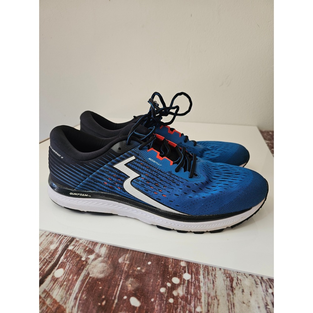 361 Degrees Meraki 4 Mens Running Shoes Blue Black Qu!kfoam Sneakers size 14
